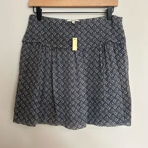 Madewell Aztec Moroccan Silk Skirt